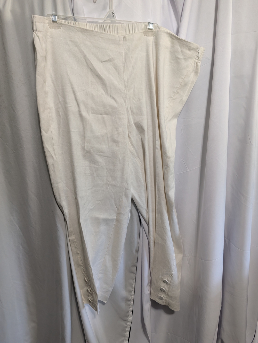 J. Jill Cream Ankle Crop Pants